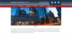 Desktop Screenshot of grubbscpa.com